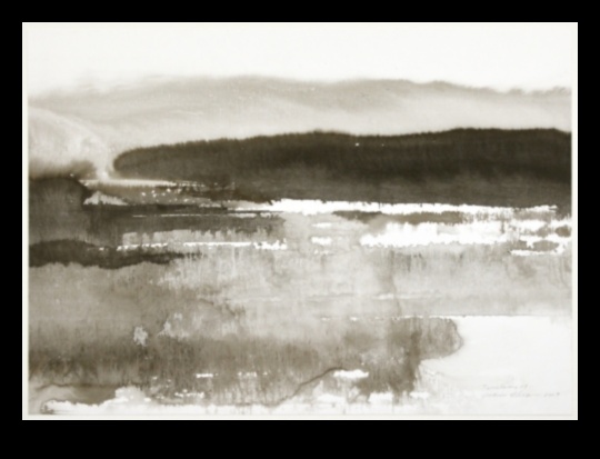 Mūžīgā tintes glezniecības māksla 3 Rāmums ar tinti: mierīgu ainu tveršana ar pildspalvu un otu