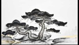 Rāmums ar tinti: mierīgu ainu tveršana ar pildspalvu un otu