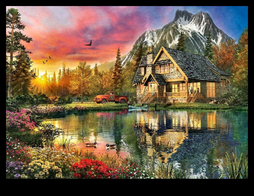 Harmonija dabā: rāmu ainavu kolekcija